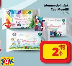 MOMENDOL ISLAK CEP MENDİLİ • 15’Lİ MOMENDOL ISLAK CEP MENDİLİ • 15’Lİ